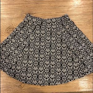 Patterned Skater Skirt
